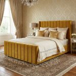Elisa Winged Line Bed With Storage and Mattress Option