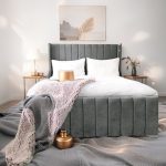 Elise Winged Panel Bed Frame - Image 3