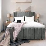 Elise Winged Panel Bed Frame - Image 2