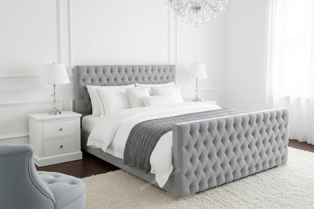 lara beds LARA Bed Frame With Storage and Mattress Options - Image 1