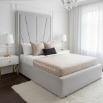 Sara Sleigh Bed Frame Tall Headboard