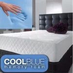 Cool Blue Memory Foam Sprung Quilted Mattress