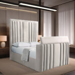 Panel TV Ottoman Storage bed & Mattress Option